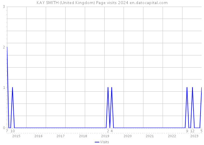 KAY SMITH (United Kingdom) Page visits 2024 