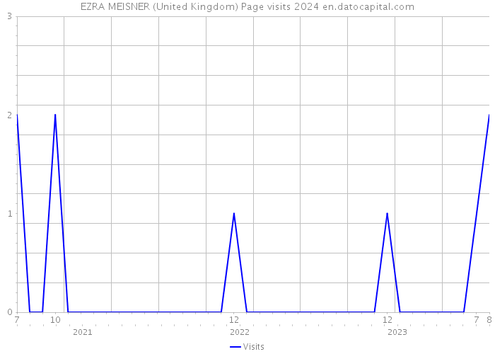 EZRA MEISNER (United Kingdom) Page visits 2024 