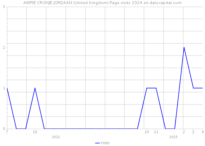 AMPIE CRONJE JORDAAN (United Kingdom) Page visits 2024 