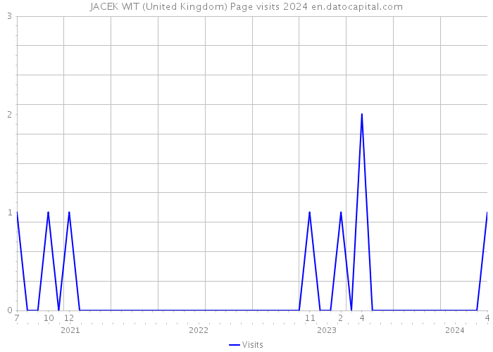 JACEK WIT (United Kingdom) Page visits 2024 