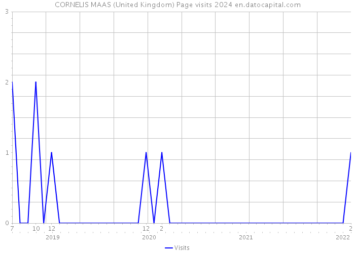 CORNELIS MAAS (United Kingdom) Page visits 2024 