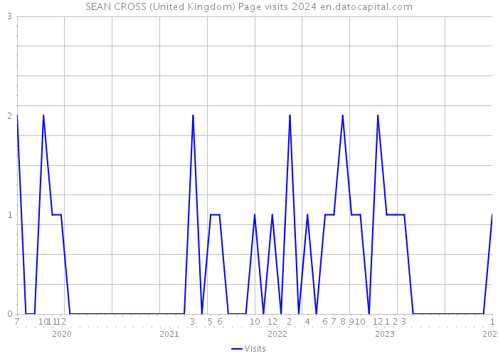 SEAN CROSS (United Kingdom) Page visits 2024 