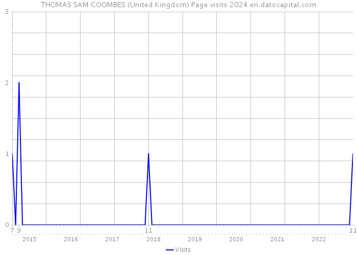 THOMAS SAM COOMBES (United Kingdom) Page visits 2024 
