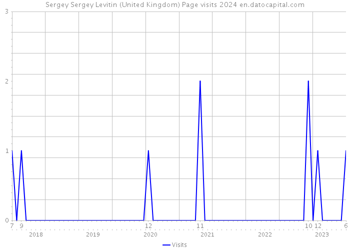 Sergey Sergey Levitin (United Kingdom) Page visits 2024 