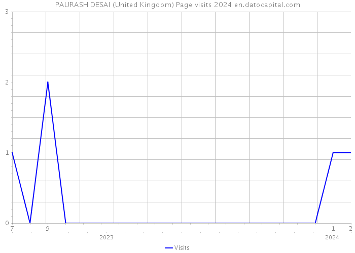 PAURASH DESAI (United Kingdom) Page visits 2024 