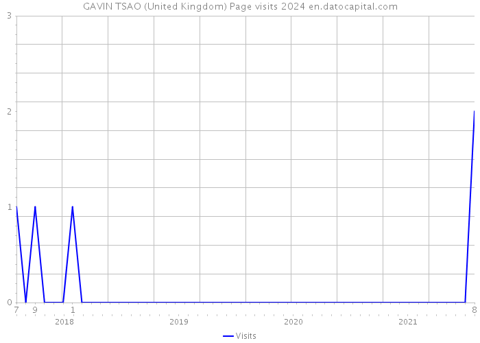 GAVIN TSAO (United Kingdom) Page visits 2024 