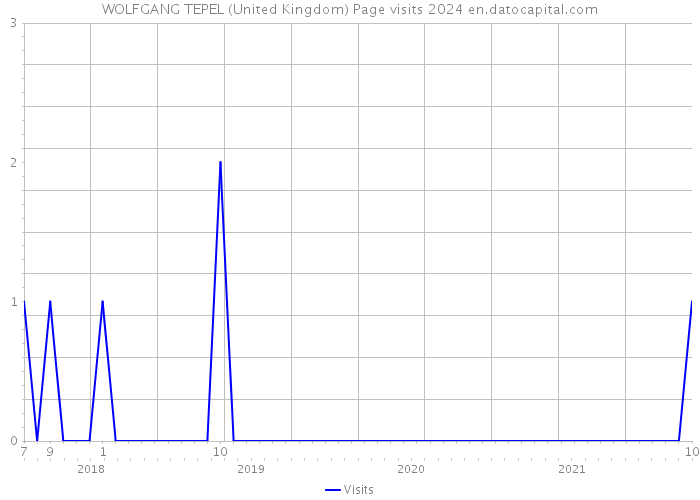 WOLFGANG TEPEL (United Kingdom) Page visits 2024 