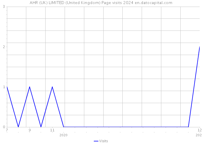 AHR (UK) LIMITED (United Kingdom) Page visits 2024 