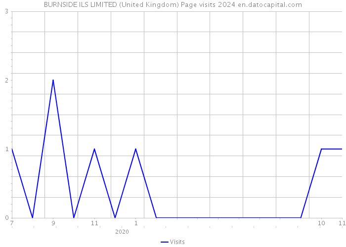 BURNSIDE ILS LIMITED (United Kingdom) Page visits 2024 
