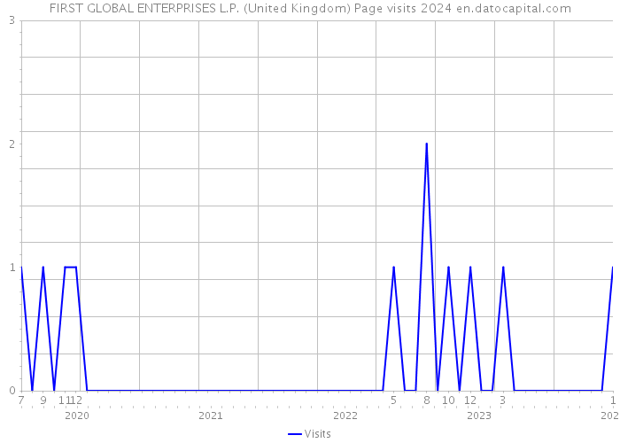 FIRST GLOBAL ENTERPRISES L.P. (United Kingdom) Page visits 2024 