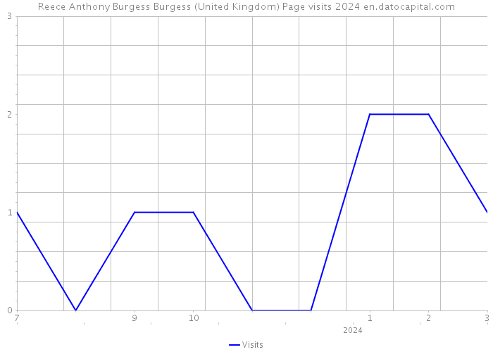Reece Anthony Burgess Burgess (United Kingdom) Page visits 2024 