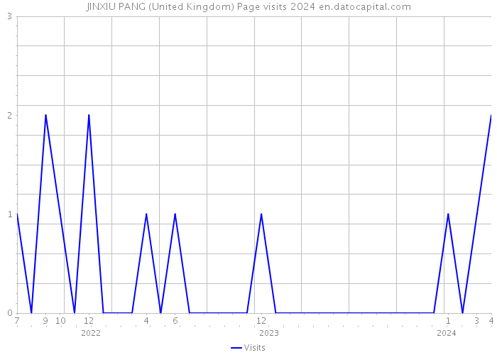 JINXIU PANG (United Kingdom) Page visits 2024 