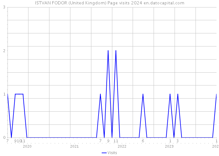 ISTVAN FODOR (United Kingdom) Page visits 2024 