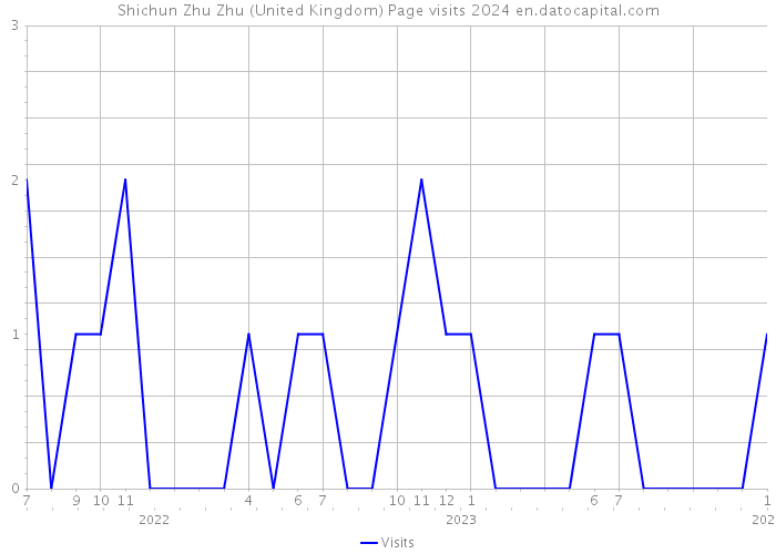 Shichun Zhu Zhu (United Kingdom) Page visits 2024 