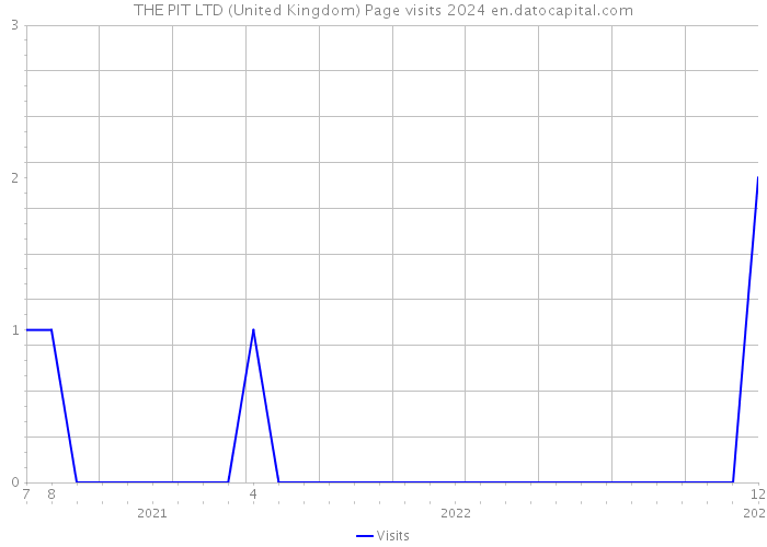 THE PIT LTD (United Kingdom) Page visits 2024 