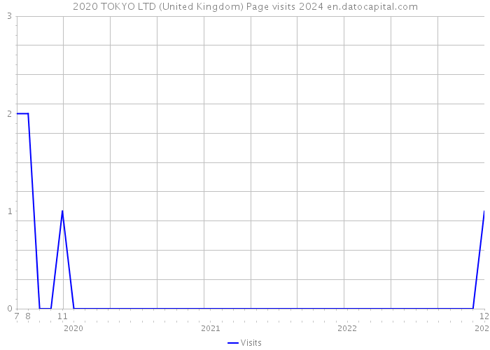 2020 TOKYO LTD (United Kingdom) Page visits 2024 