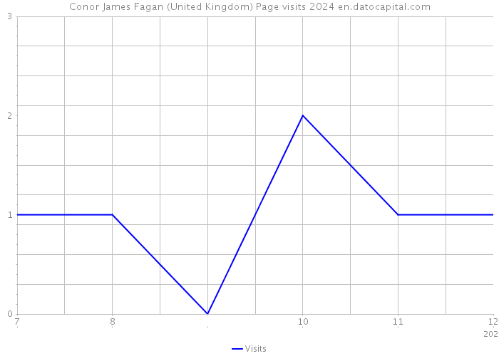 Conor James Fagan (United Kingdom) Page visits 2024 