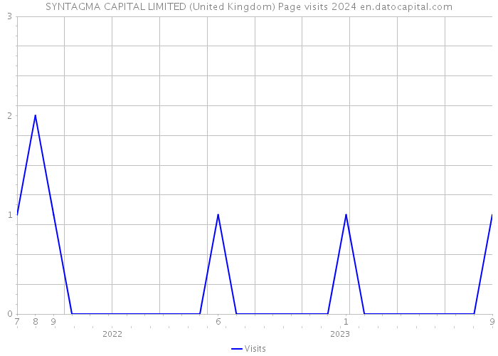 SYNTAGMA CAPITAL LIMITED (United Kingdom) Page visits 2024 