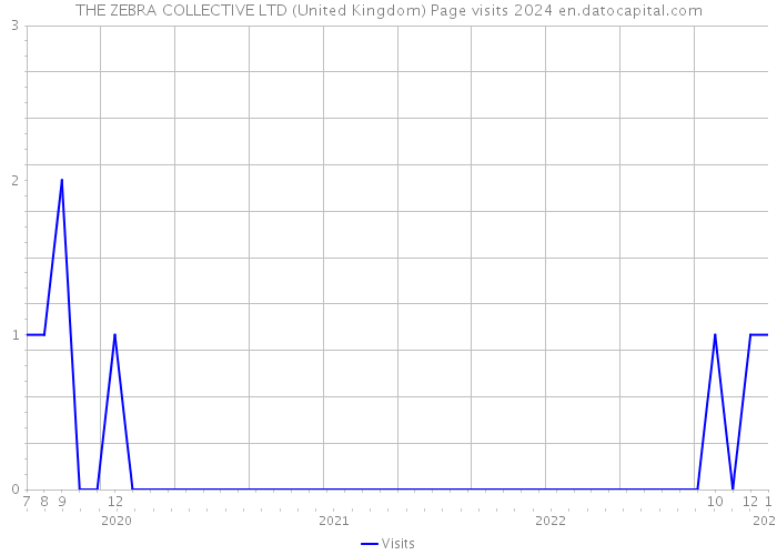 THE ZEBRA COLLECTIVE LTD (United Kingdom) Page visits 2024 