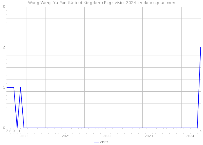 Wong Wong Yu Pan (United Kingdom) Page visits 2024 