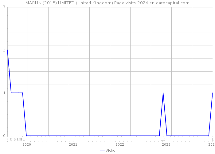MARLIN (2018) LIMITED (United Kingdom) Page visits 2024 