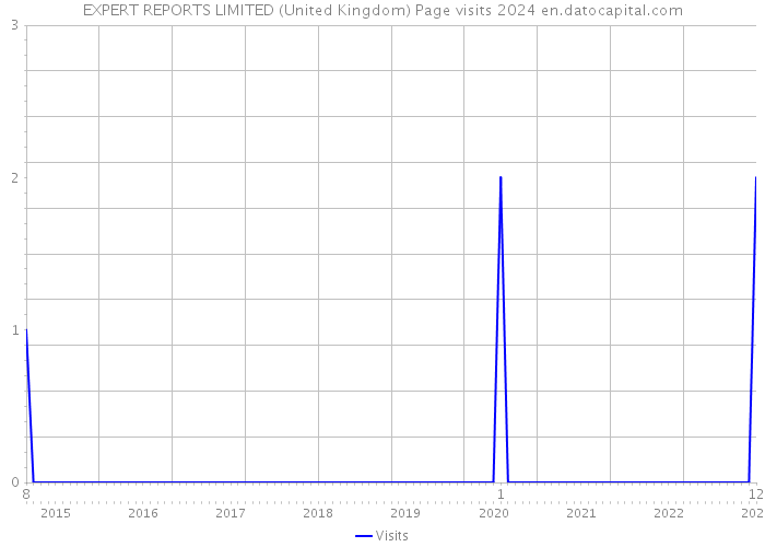 EXPERT REPORTS LIMITED (United Kingdom) Page visits 2024 