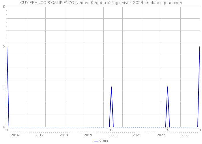GUY FRANCOIS GALIPIENZO (United Kingdom) Page visits 2024 