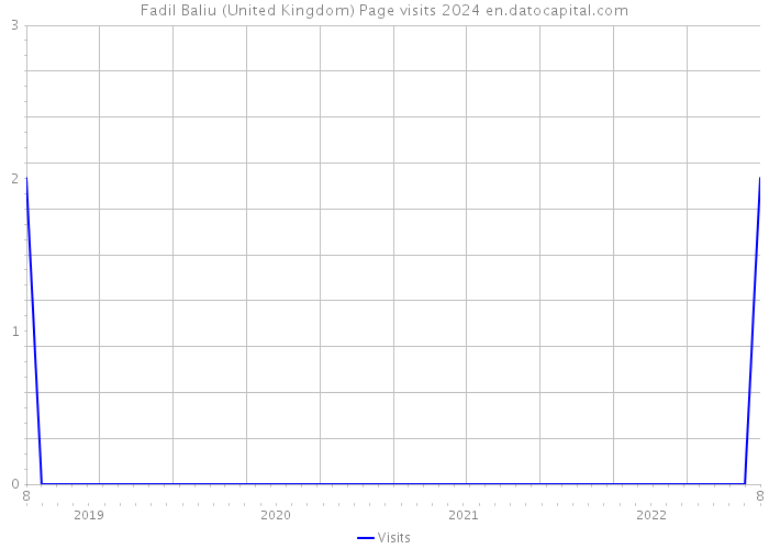 Fadil Baliu (United Kingdom) Page visits 2024 