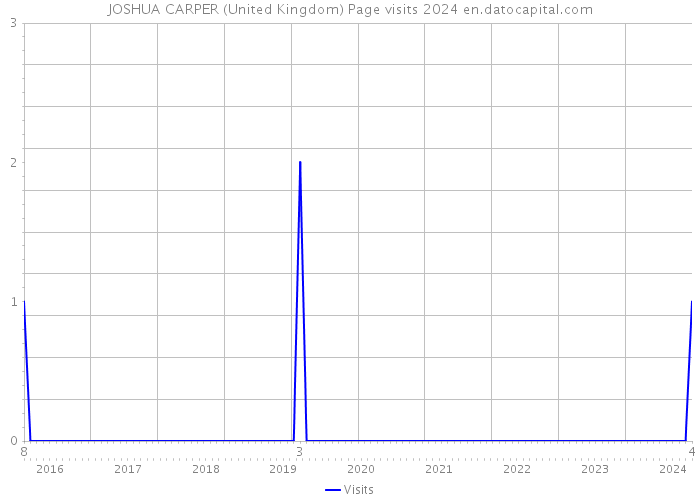 JOSHUA CARPER (United Kingdom) Page visits 2024 