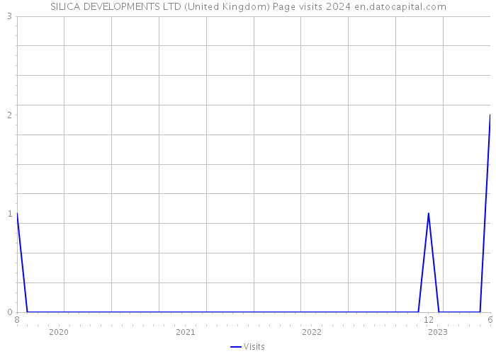 SILICA DEVELOPMENTS LTD (United Kingdom) Page visits 2024 