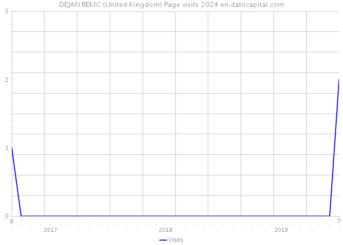 DEJAN BEKIC (United Kingdom) Page visits 2024 
