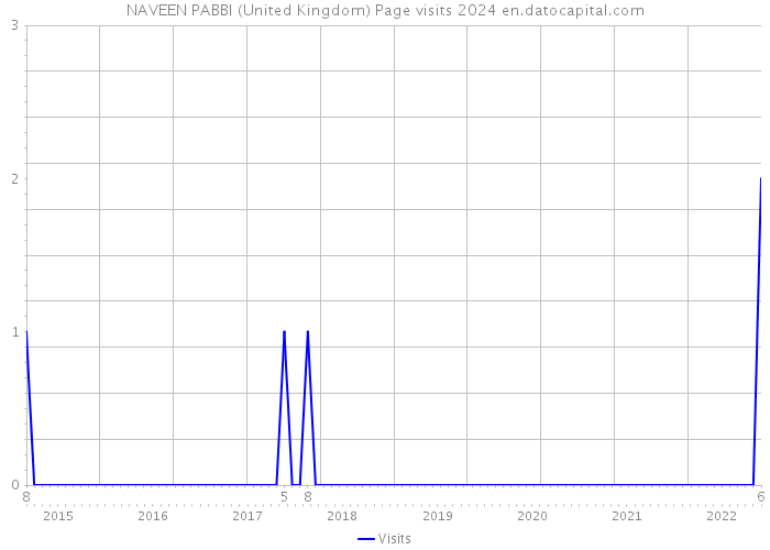 NAVEEN PABBI (United Kingdom) Page visits 2024 