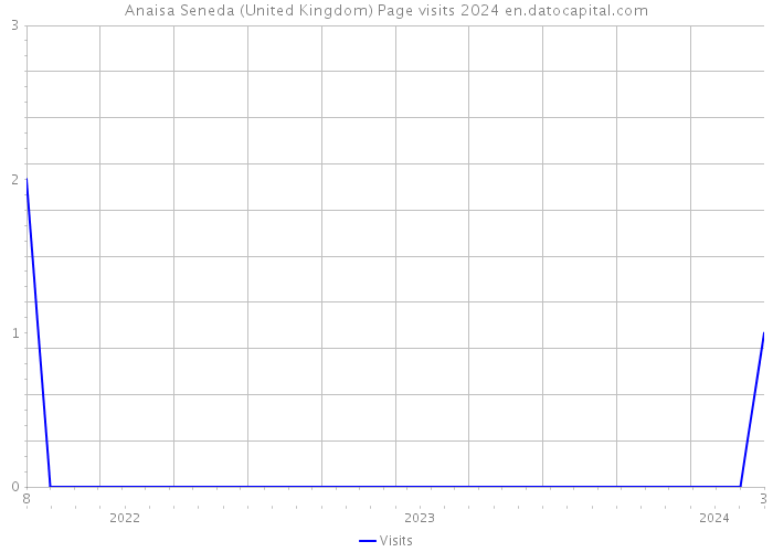 Anaisa Seneda (United Kingdom) Page visits 2024 