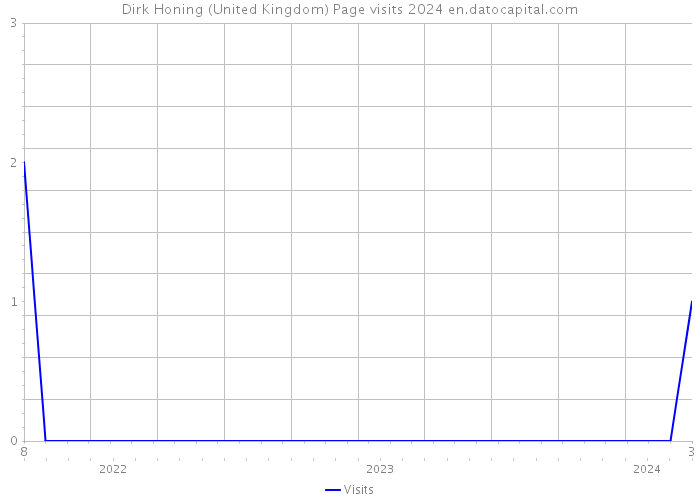 Dirk Honing (United Kingdom) Page visits 2024 