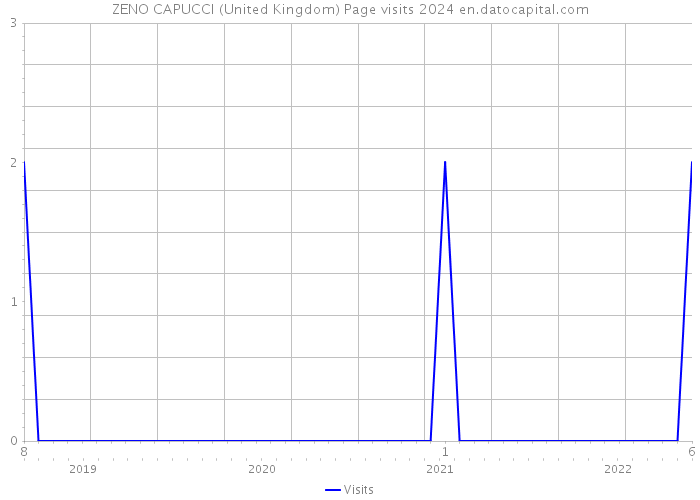 ZENO CAPUCCI (United Kingdom) Page visits 2024 