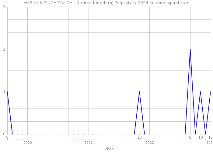 HARNAIK SINGH SANDHU (United Kingdom) Page visits 2024 