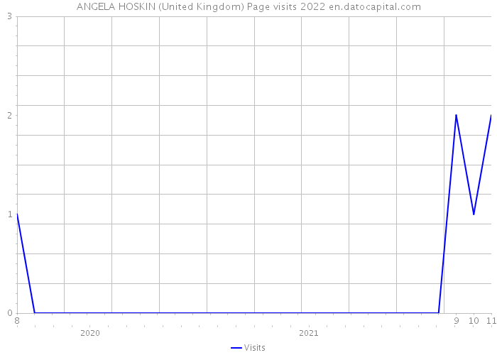 ANGELA HOSKIN (United Kingdom) Page visits 2022 