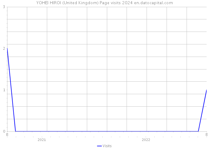 YOHEI HIROI (United Kingdom) Page visits 2024 