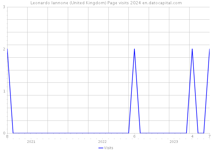 Leonardo Iannone (United Kingdom) Page visits 2024 