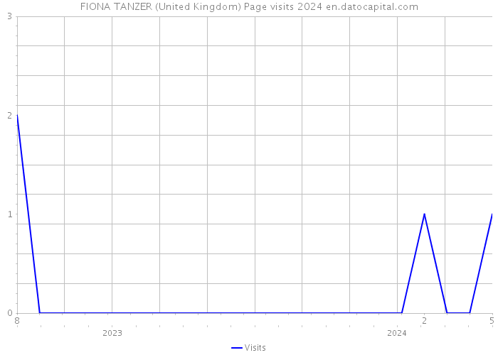 FIONA TANZER (United Kingdom) Page visits 2024 