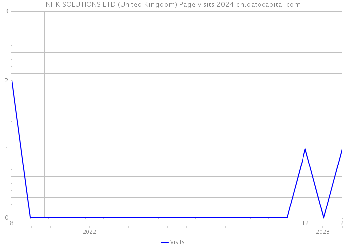 NHK SOLUTIONS LTD (United Kingdom) Page visits 2024 