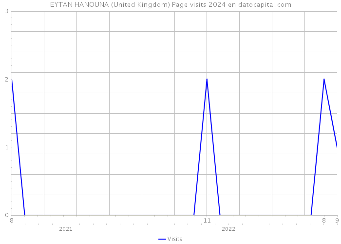 EYTAN HANOUNA (United Kingdom) Page visits 2024 