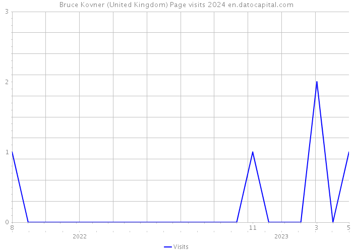 Bruce Kovner (United Kingdom) Page visits 2024 