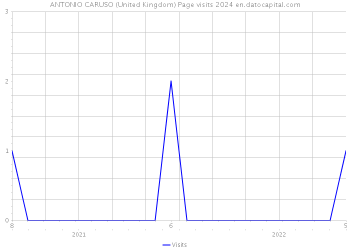 ANTONIO CARUSO (United Kingdom) Page visits 2024 