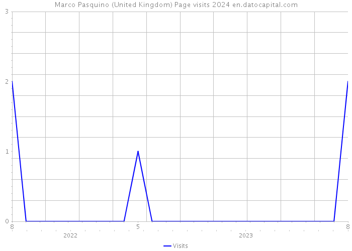 Marco Pasquino (United Kingdom) Page visits 2024 