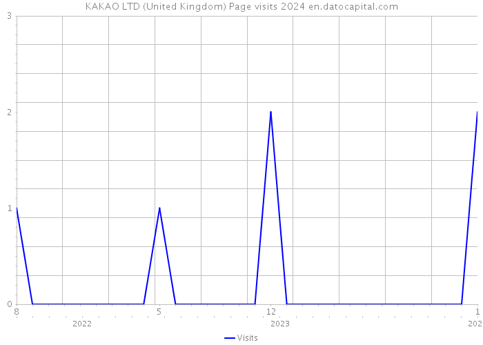 KAKAO LTD (United Kingdom) Page visits 2024 