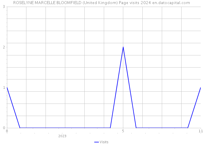 ROSELYNE MARCELLE BLOOMFIELD (United Kingdom) Page visits 2024 