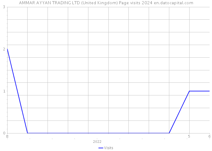 AMMAR AYYAN TRADING LTD (United Kingdom) Page visits 2024 