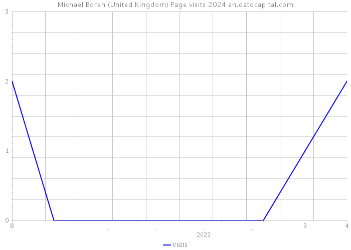 Michael Boreh (United Kingdom) Page visits 2024 