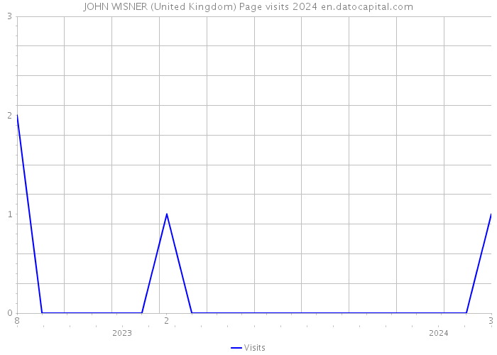 JOHN WISNER (United Kingdom) Page visits 2024 